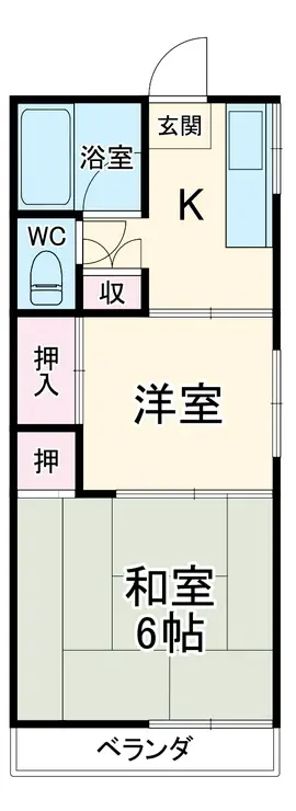 クリーンハイツ 1階階 間取り