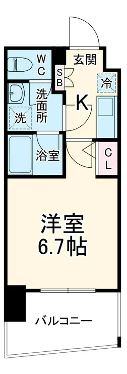 KDXレジデンス大山 9階階 間取り