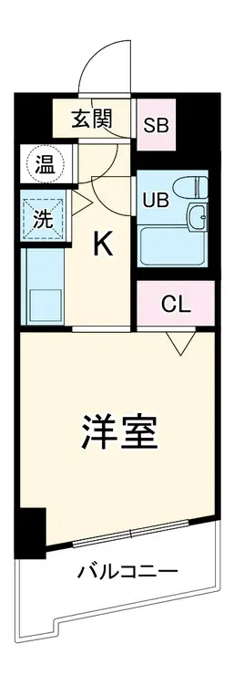 エヴェナール二子新地 8階階 間取り
