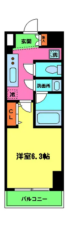 タマリンドハウス 6階階 間取り