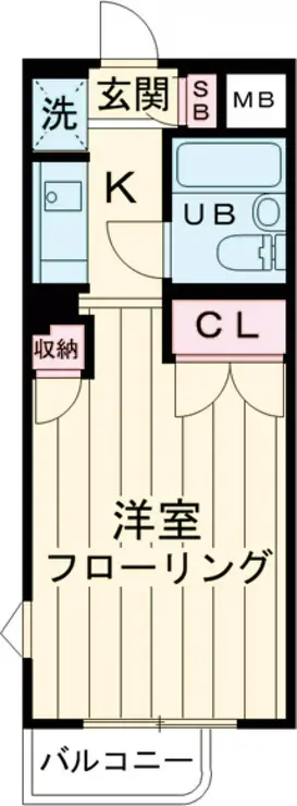 サンパレス中野 4階階 間取り
