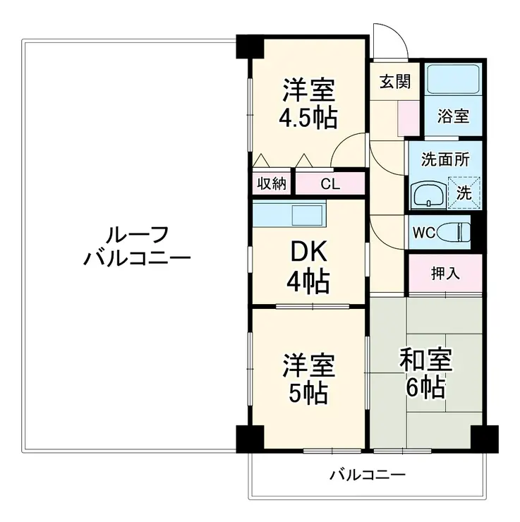 ルルド・タカハラ 6階階 間取り