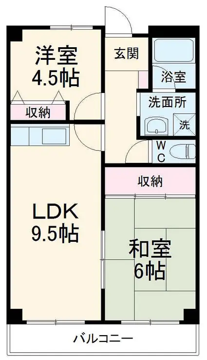 グリーンパレス 2階階 間取り