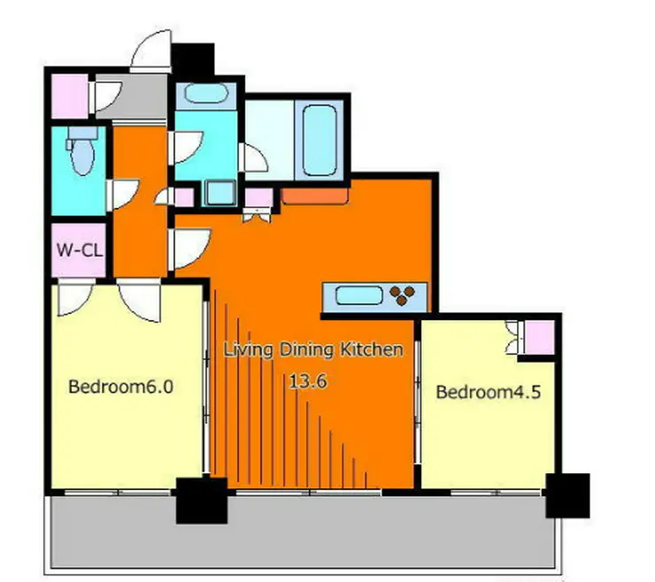 エクセレント ザ タワー 5階階 間取り