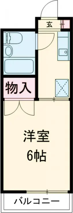 ニュー瑞江 2階階 間取り