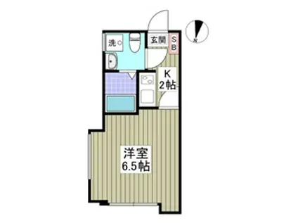 陽だまりのルーチェ(1K/1階)の間取り写真