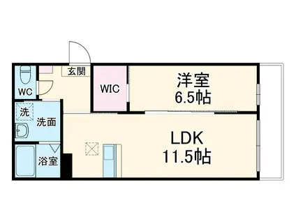 SUITE TERRACE RELIER スウィートテラス ルリエ(1LDK/1階)の間取り写真