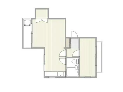 光建ハイム杉並堀ノ内(1LDK/3階)の間取り写真