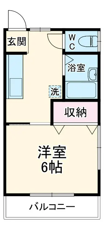 ハイツたちばな3 3階階 間取り