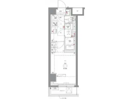AZEST浮間舟渡Ⅱ(ワンルーム/2階)の間取り写真