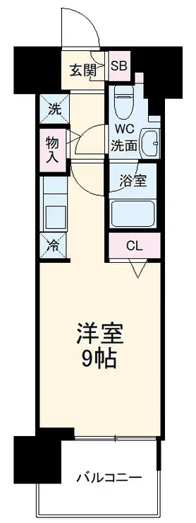 レグラス横浜吉野町 10階階 間取り