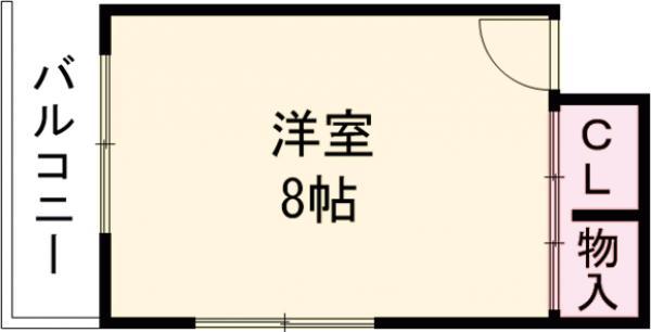 東尾久6丁目シェアハウス(ワンルーム/2階)の間取り写真