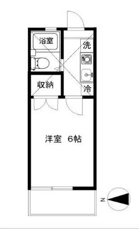 天神ドミール21 1階階 間取り
