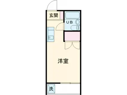 コンフォスタジオ永山(ワンルーム/3階)の間取り写真