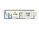 総武・中央緩行線 下総中山駅 徒歩3分 2階建 築47年
