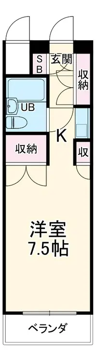 ワコーレ武蔵浦和 3階階 間取り