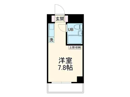 横浜南プラザ(ワンルーム/7階)の間取り写真