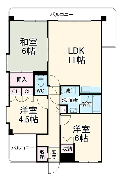 戸塚ウエスト・ウッド 2階階 間取り