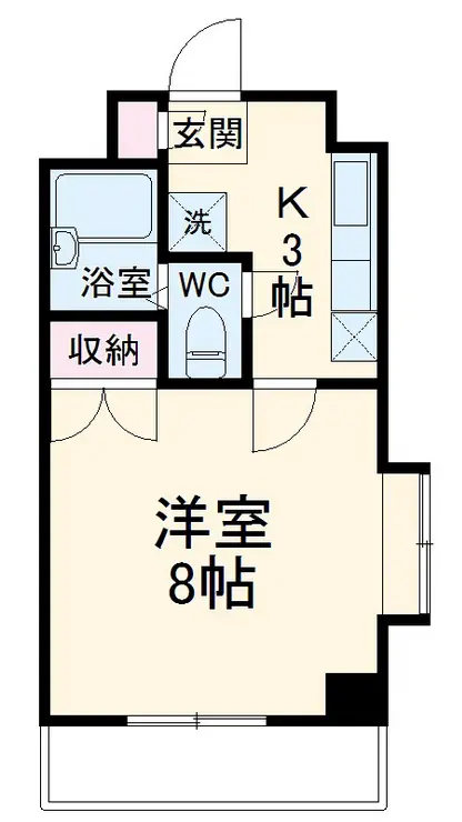 ハイツホルン相模大野 3階階 間取り