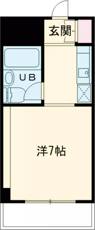 エルスタンザ亀有 4階階 間取り