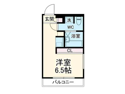 ダイレクトマンションNO1(ワンルーム/3階)の間取り写真