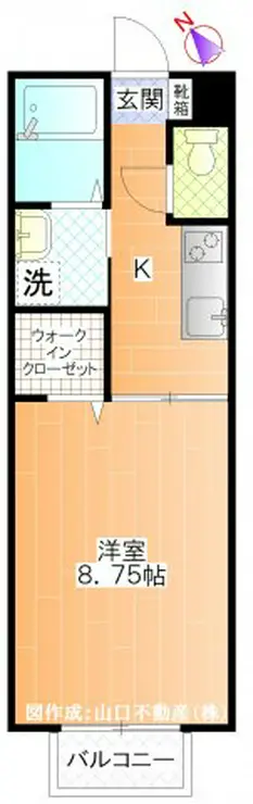 浅川木舎 2階階 間取り