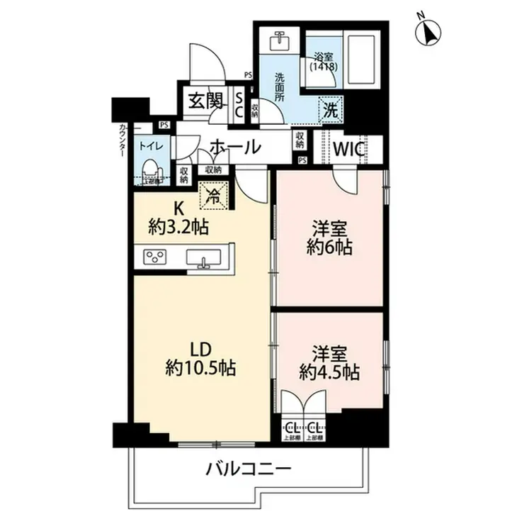 プレール・ドゥーク王子 15階階 間取り