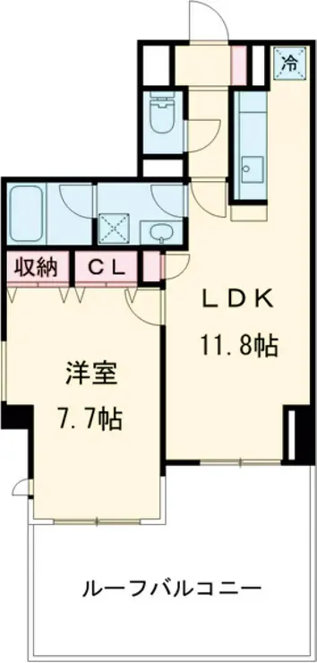アールヴェール三鷹中央通り 3階階 間取り