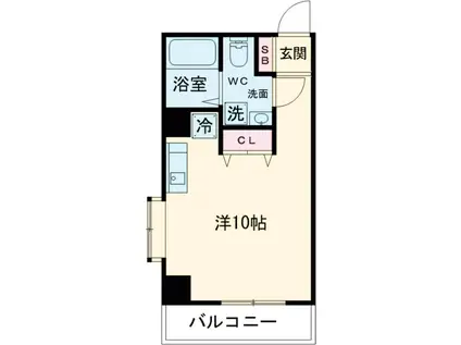 グランデュオ田園調布(ワンルーム/2階)の間取り写真