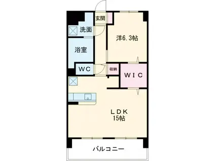 Y&M 祇園(1LDK/2階)の間取り写真