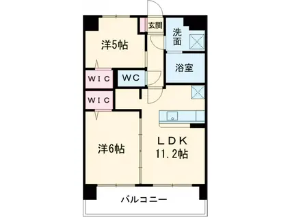 Y&M 祇園(2LDK/2階)の間取り写真