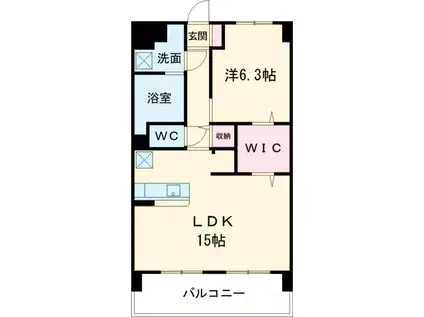 Y&M 祇園(1LDK/2階)の間取り写真