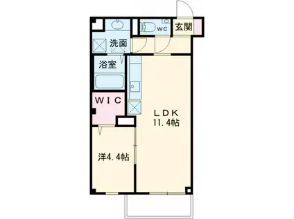 JOS RESIDENCE 高田馬場(1LDK/1階)の間取り写真