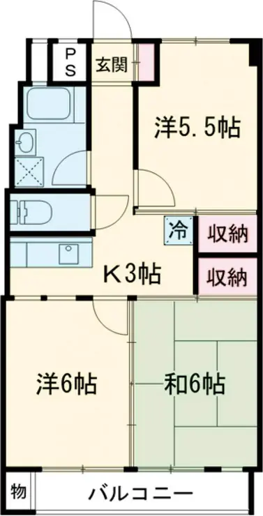 梅田マンション 8階階 間取り