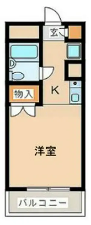 セシーズ新百合丘 1階階 間取り