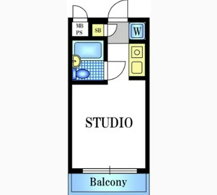 東高円寺アムフラット 1階階 間取り