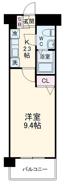 ル・ポローニア 4階階 間取り