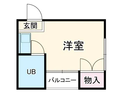 BCASA船橋滝不動RE-BORN(ワンルーム/2階)の間取り写真