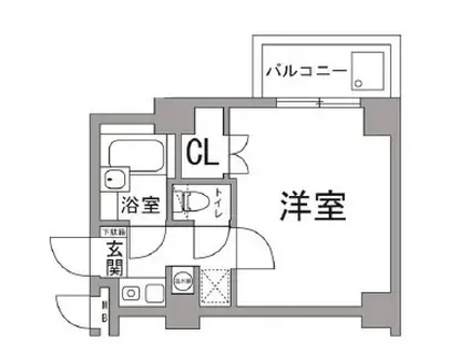 コアハイム八王子(1K/3階)の間取り写真