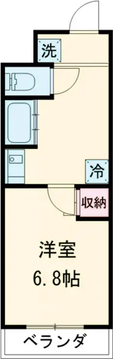 エストライフ八王子 2階階 間取り