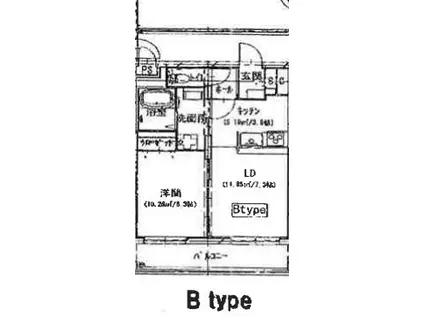 岳南電車 ジヤトコ前駅(ジヤトコ１地区前) 徒歩19分 3階建 新築(1LDK/2階)の間取り写真