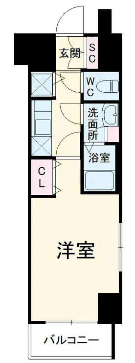 アスピラス鶴見 8階階 間取り