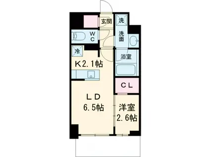 KDXレジデンス上石神井2(1LDK/2階)の間取り写真