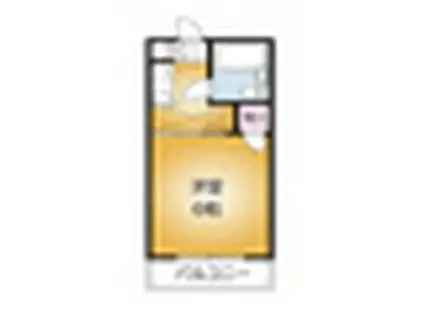 マンションみどり(1K/1階)の間取り写真