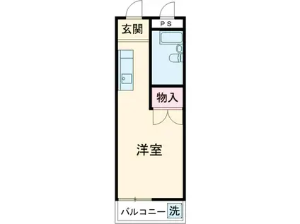 フォート上北沢(ワンルーム/2階)の間取り写真