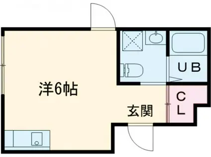 HJ PLACE西早稲田(1K/3階)の間取り写真