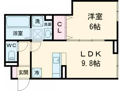 (仮称)練馬区北町1丁目新築(1LDK/1階)の間取り写真