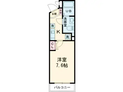 PRIME西荻窪(1K/3階)の間取り写真