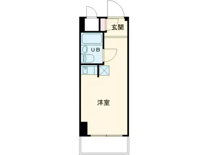 ホワイトキャッスル小金井(ワンルーム/6階)の間取り写真