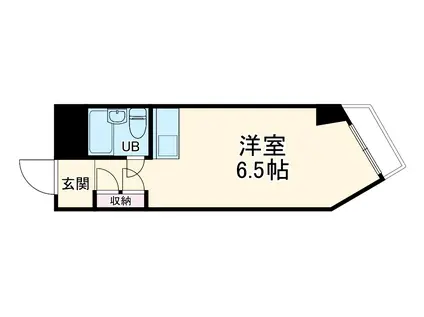 グランデュール宮崎台(ワンルーム/2階)の間取り写真